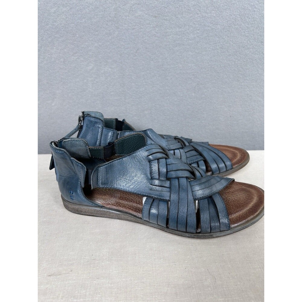 ROAN by BED STU Alacrity Sandals Women's Size 7.5 Blue Leather
